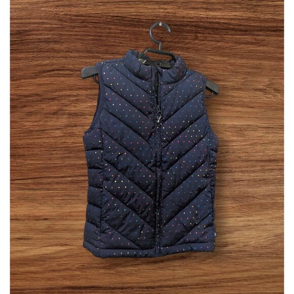 Gap Kids ColdControl Water-Resistant Puffer Vest With Colorful Polka Dots - Picture 1 of 7